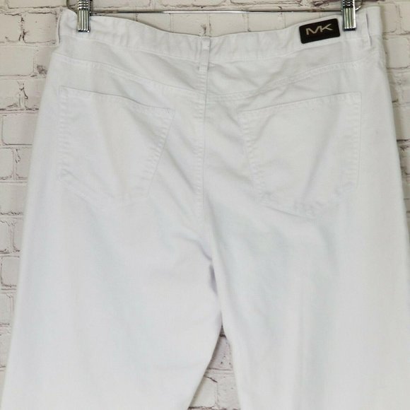 Michael Kors White Jean 36x32 Classic Straight Leg - Picture 5 of 10